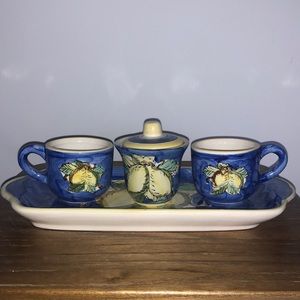 Tea set - DiPinto A Mano Italian pottery
